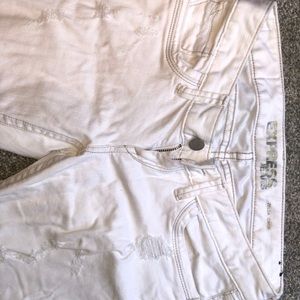 White Express Capris
